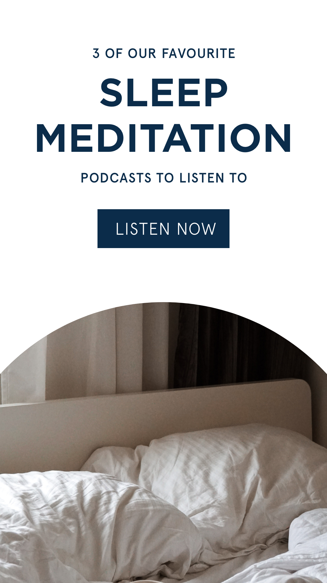 3 of our favourite Sleep Meditation Podcasts