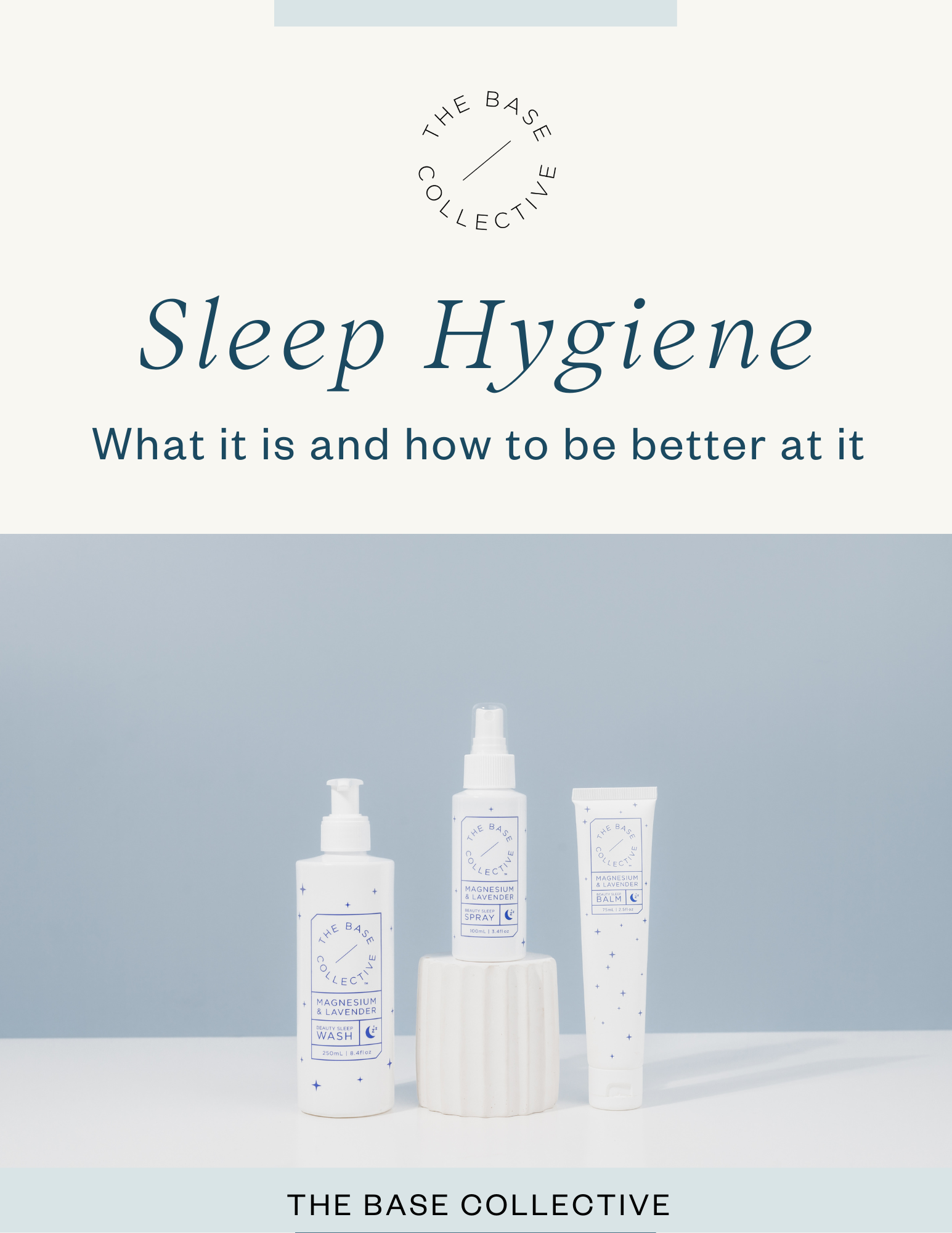 Sleep Hygiene Free eBook Front Cover