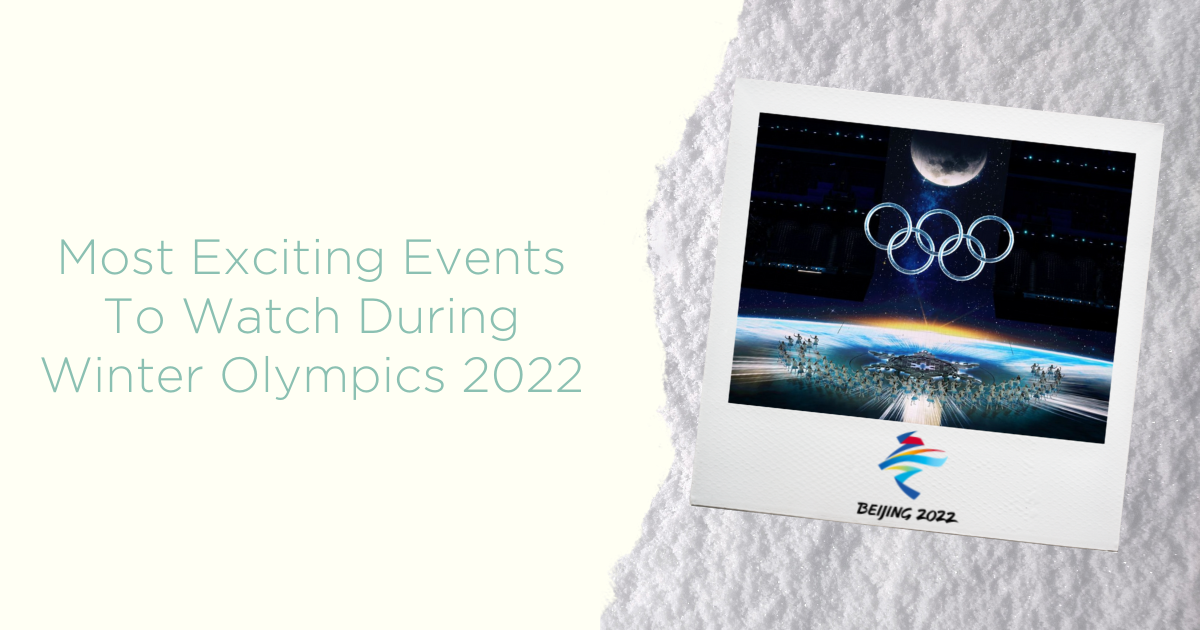 winter olympics 2022 events